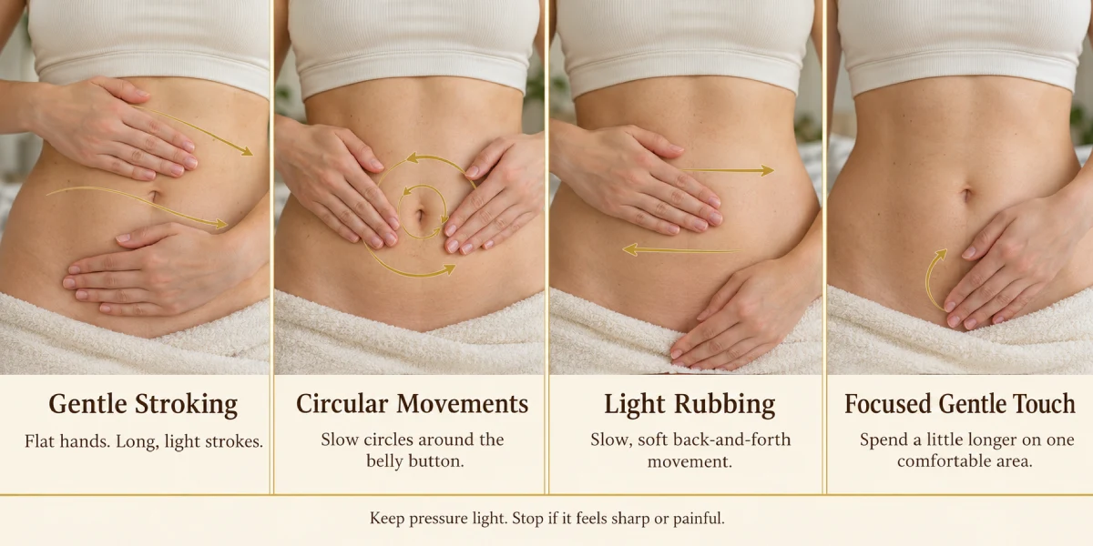 Common Stomach Massage Techniques