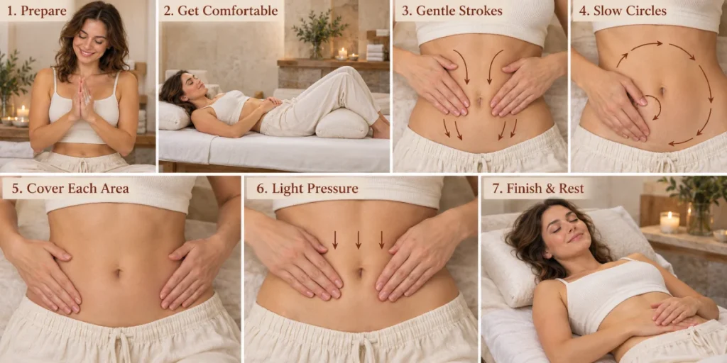 How to Perform a Stomach Massage