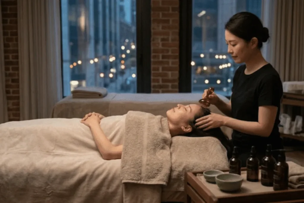 Japanese head spa