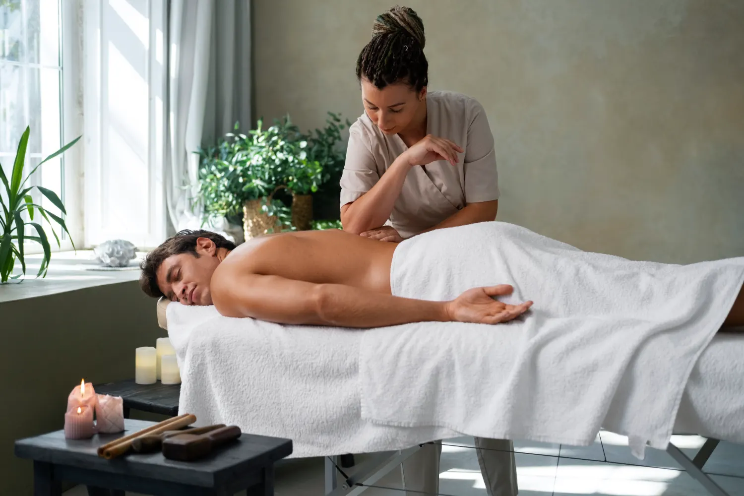 full body lymphatic massage
