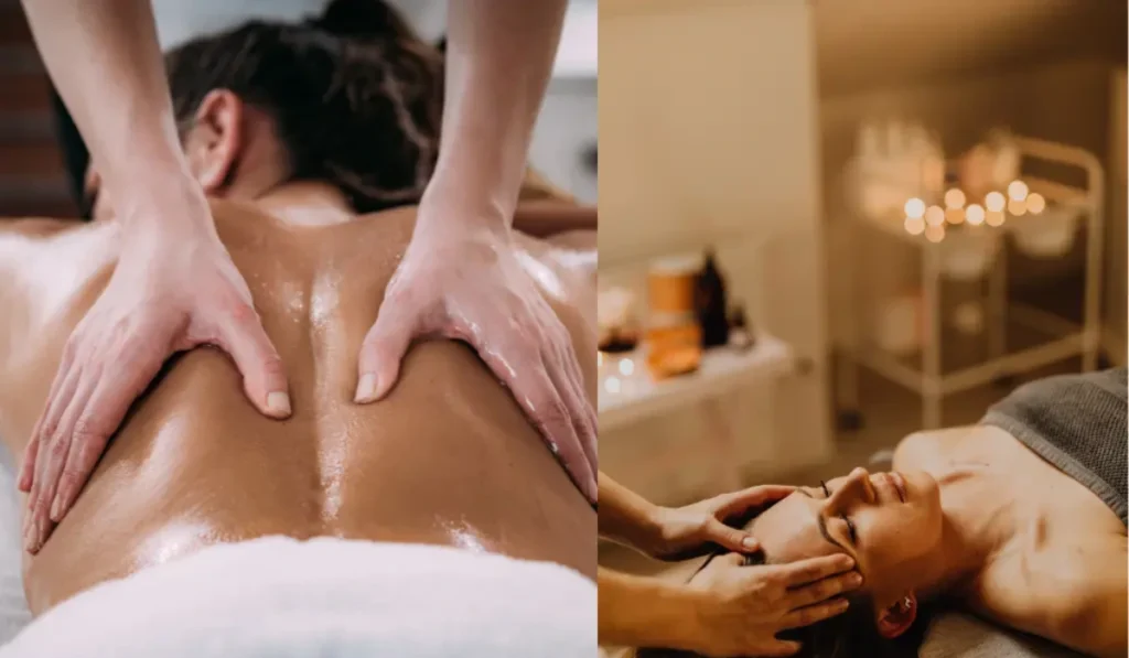 Winter massage therapy for relaxation and well-being in Arlington.