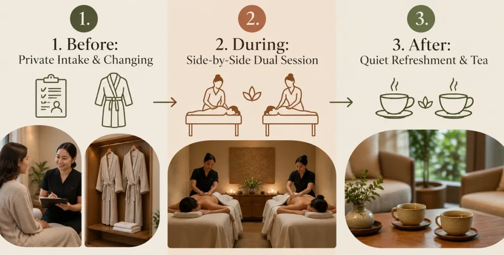 Couples massage step by step guide