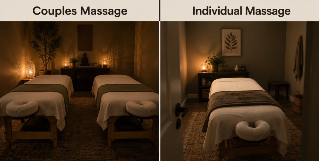 Couples massage vs individual massage