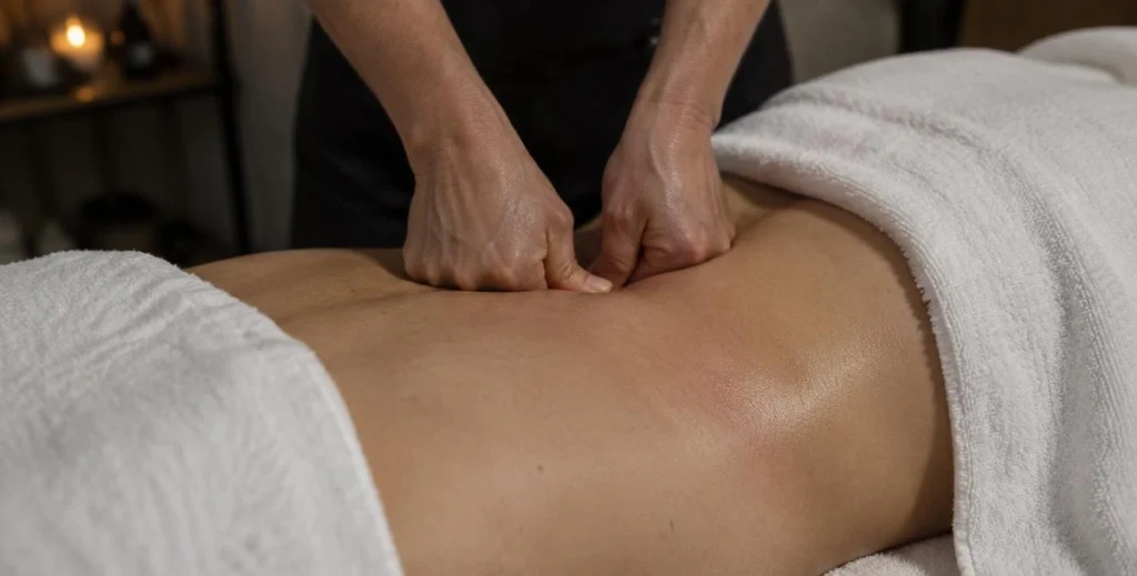 Deep tissue massage for lower back pain
