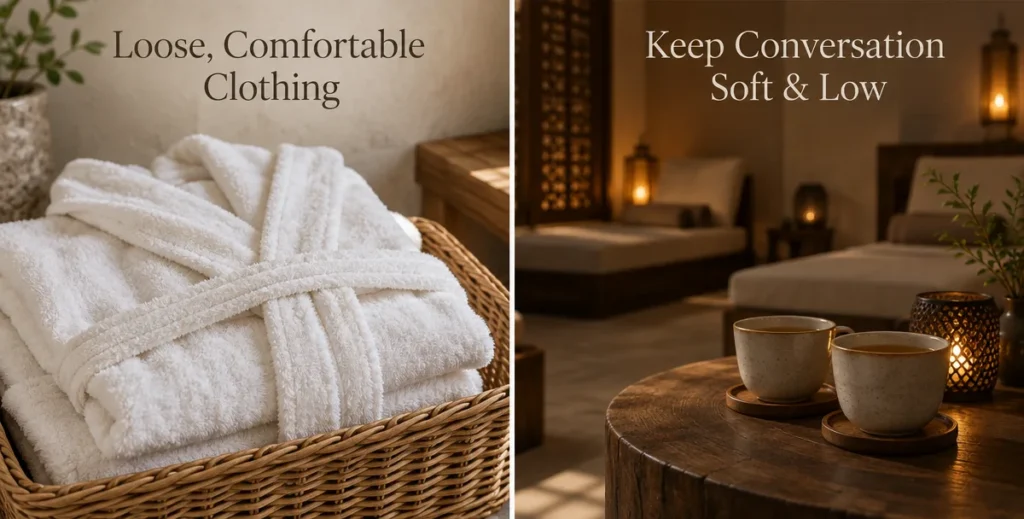 What to wear to a couples massage