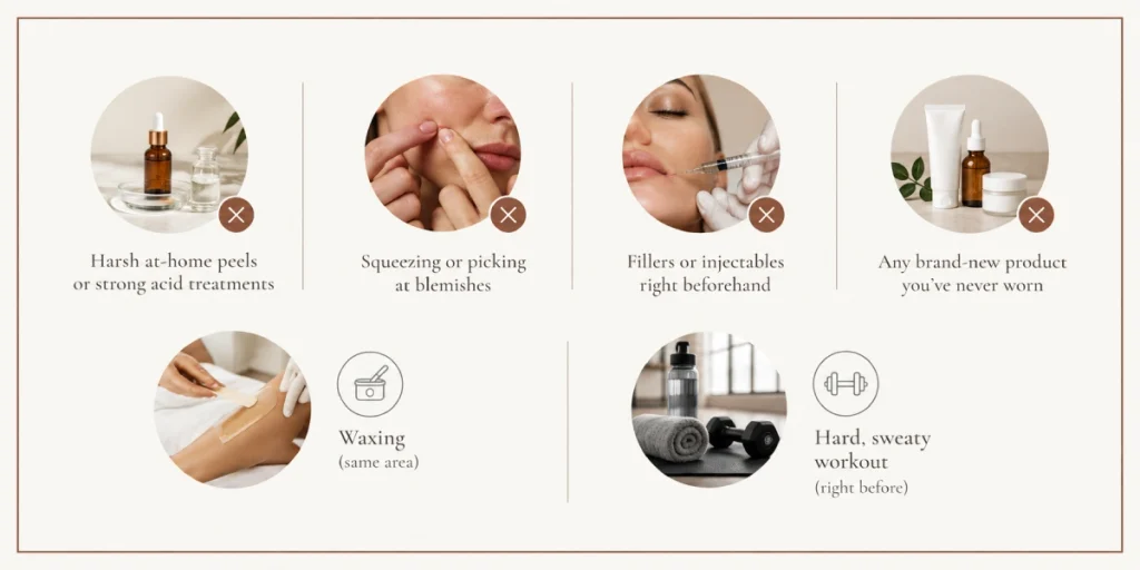 how to prepare for a facial