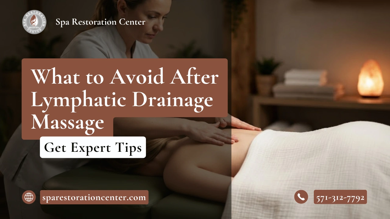 what to avoid after lymphatic drainage massage