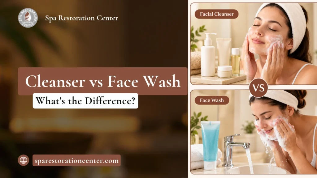 Cleanser vs Face Wash